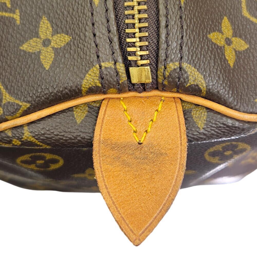 LOUIS VUITTON Brown Monogram Keepall 55 Boston Bag - Picture 13 of 16